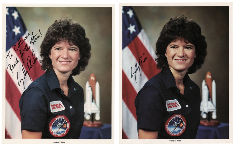 Lot 304 Sally Ride (2) Signed Photos