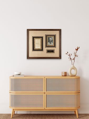 Lot #611 Walt Whitman Signed 'Leaves of Grass' Title Page - Image 3