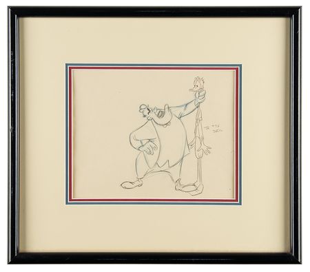 Lot #468 Donald Duck and H. U. Hennessy production drawing from Duck Pimples - Image 2