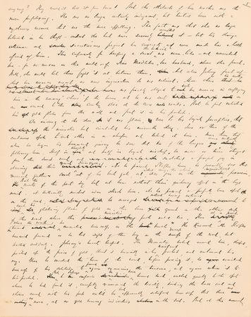 Lot #589 Bret Harte Autograph Manuscript Signed for The Youngest Prospector in Calaveras - Image 6