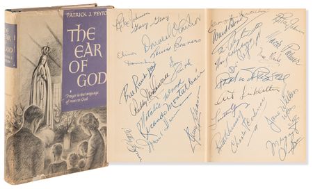 Lot #858 Hollywood Stars Signed Book - The Ear of God, with Natalie Wood, Ricardo Montalban, and Rosalind Russell - Image 1