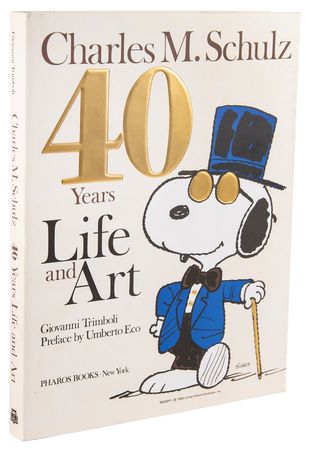 Lot #547 Charles Schulz Signed Book - 40 Years Life and Art - Image 3