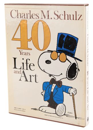 Lot #547 Charles Schulz Signed Book - 40 Years Life and Art - Image 5