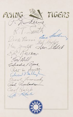 Lot #247 Flying Tigers Signed Book - Chennault's Flying Tigers, Vol. II - Image 2