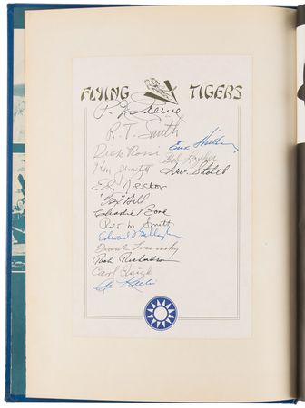 Lot #247 Flying Tigers Signed Book - Chennault's Flying Tigers, Vol. II - Image 4