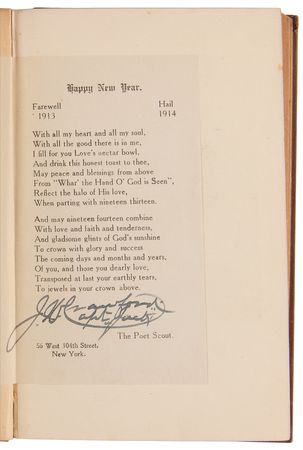 Lot #165 Captain Jack Crawford Signed Book - Whar' the Hand o' God Is Seen - Image 4