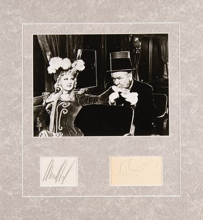 Lot #836 W. C. Fields and Mae West Signatures - Image 1