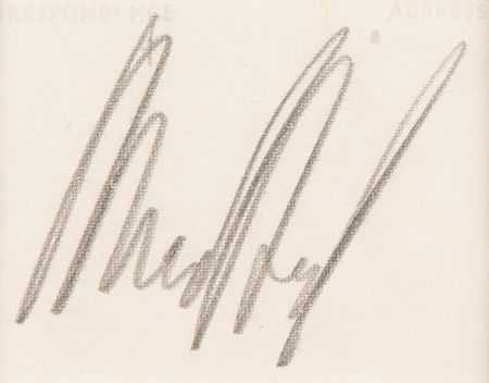 Lot #836 W. C. Fields and Mae West Signatures - Image 2