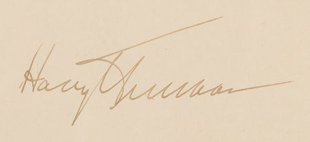 Lot #9 President Harry S. Truman Signed 1945 WWII Victory Proclamation Broadside - Image 3