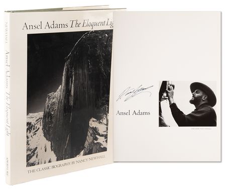 Lot #319 Ansel Adams Signed Book - The Eloquent Light - Image 1