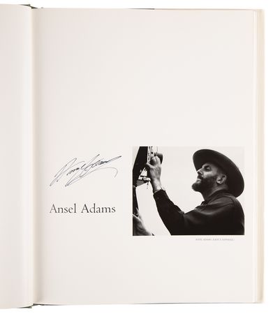 Lot #319 Ansel Adams Signed Book - The Eloquent Light - Image 4