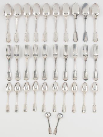 Lot #583 Charles Dickens's Personally-Owned Silverware Set from Gad's Hill Place - Image 2