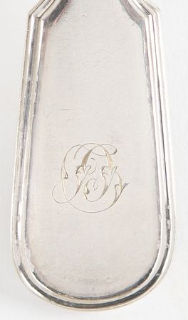 Lot #583 Charles Dickens's Personally-Owned Silverware Set from Gad's Hill Place - Image 4