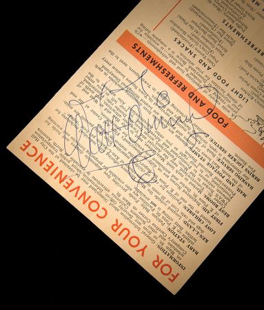 Lot #346 Walt Disney Signed 'Welcome to Disneyland' Brochure - Image 1