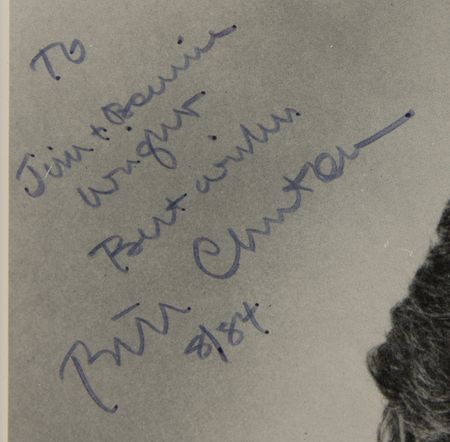 Lot #35 Bill Clinton (2) Signed Items - Booklet and Photograph - Image 7