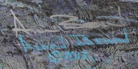 Lot #300 Alan Bean Signed Giclee Print - 'Way Way Up High Over Pad 39A' (Ltd. Ed. #40/95) - 20? x 16? - Image 2