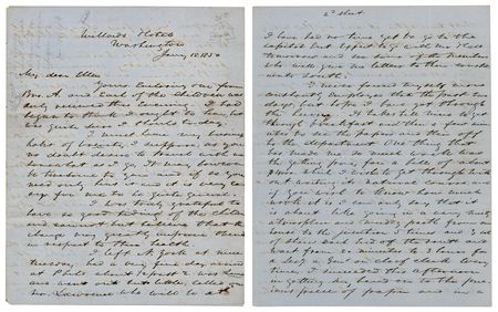 Lot #103 [Zachary Taylor] James T. Ames Autograph Letter Signed - Image 1