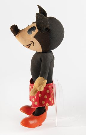 Lot #428 Mickey Mouse and Minnie Mouse (2) Dolls by Knickerbocker Toy Co. (c. 1930s) - Image 5