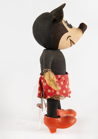 Lot #428 Mickey Mouse and Minnie Mouse (2) Dolls by Knickerbocker Toy Co. (c. 1930s) - Image 6