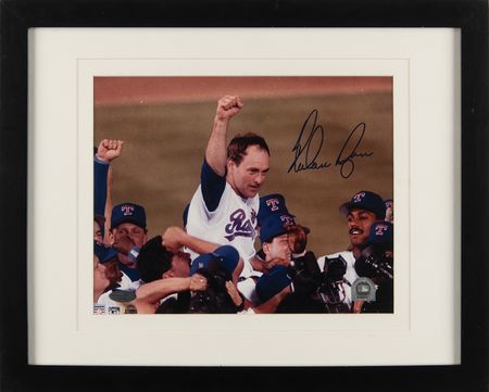 Lot #932 Nolan Ryan Signed Photograph - Image 1