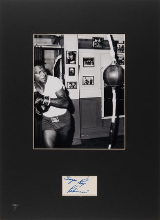 Lot #931 Sugar Ray Robinson Signature - Image 1
