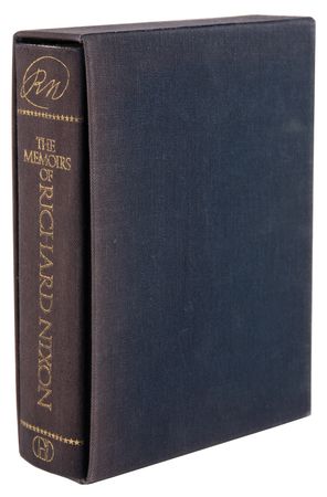 Lot #80 Richard Nixon Signed Book - Memoirs - Image 5