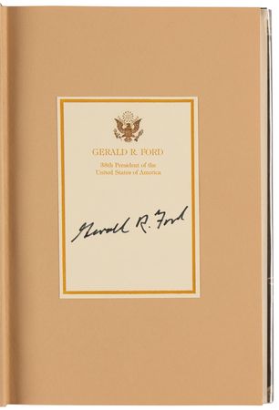 Lot #52 Four Presidents (5) Signed Books - Bush, Carter, Ford, and Nixon - Image 4