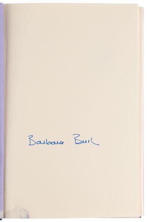 Lot #45 First Ladies (3) Signed Books - Bush, Carter, and Reagan - Image 2