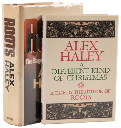 Lot #657 Alex Haley (2) Signed Books - Roots and A Different Kind of Christmas - Image 1