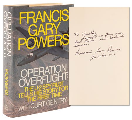 Lot #210 Francis Gary Powers Signed Book - Operation Overflight - Image 1