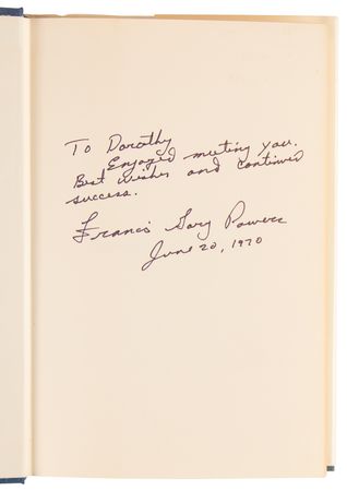 Lot #210 Francis Gary Powers Signed Book - Operation Overflight - Image 4