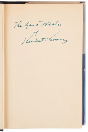 Lot #66 Herbert Hoover Signed Book - Addresses Upon the American Road, 1950–1955 - Image 4