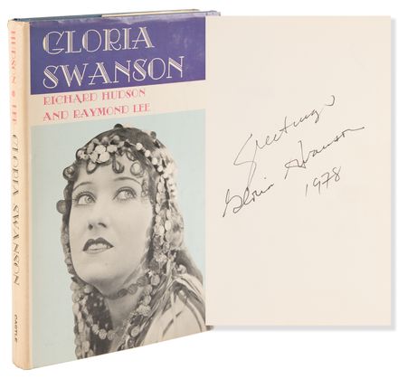 Lot #900 Gloria Swanson Signed Book - Gloria Swanson - Image 1