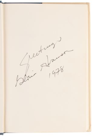 Lot #900 Gloria Swanson Signed Book - Gloria Swanson - Image 4