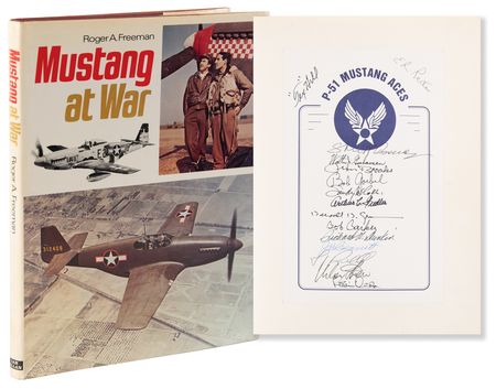 Lot #268 Mustang Aces (15) Signed Book - Mustang at War - Image 1