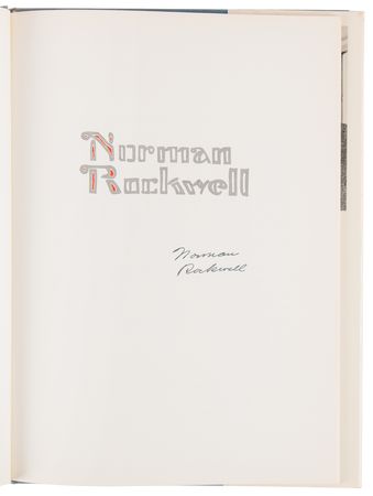 Lot #335 Norman Rockwell Signed Book - The Norman Rockwell Storybook - Image 4