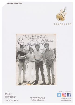 Lot #709 Beatles Signed 'Bahamas' Photograph - Presented to the Makeup Artist of Help! - Image 10