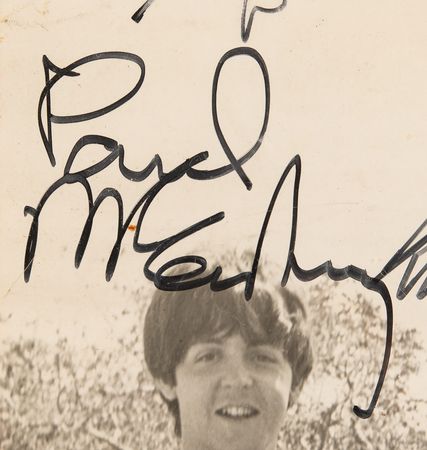 Lot #709 Beatles Signed 'Bahamas' Photograph - Presented to the Makeup Artist of Help! - Image 2