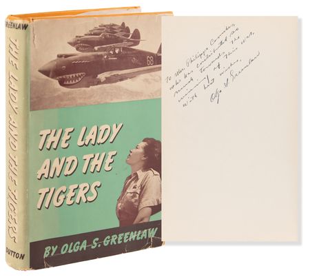 Lot #249 Flying Tigers: Olga Greenlaw Signed Book - The Lady and the Tigers - Image 1