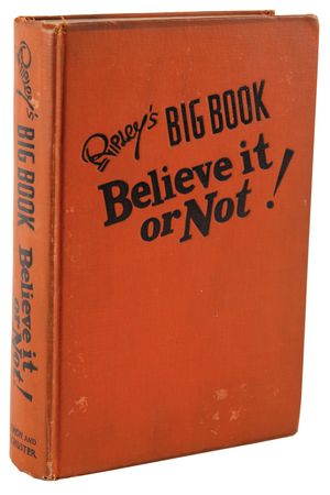 Lot #681 Robert Ripley Signed Book - Ripley's Big Book: Believe It or Not! - Image 3