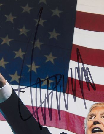 Lot #107 Donald Trump Oversized Signed Photograph - Image 2