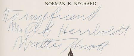 Lot #194 Walter Knott Signed Book - Twentieth Century Pioneer - Image 2