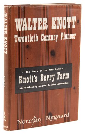Lot #194 Walter Knott Signed Book - Twentieth Century Pioneer - Image 3