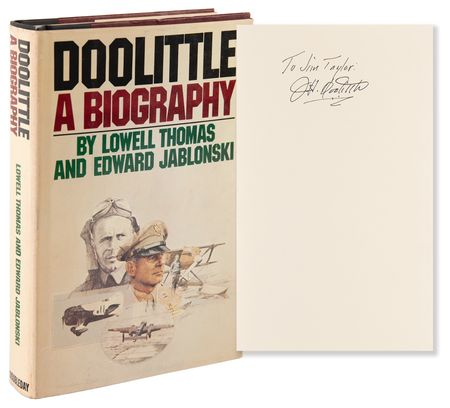 Lot #243 James H. Doolittle Signed Book - Doolittle: A Biography - Image 1