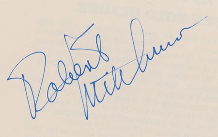 Lot #875 Robert Mitchum Signed Book - Them Ornery Mitchum Boys - Image 2