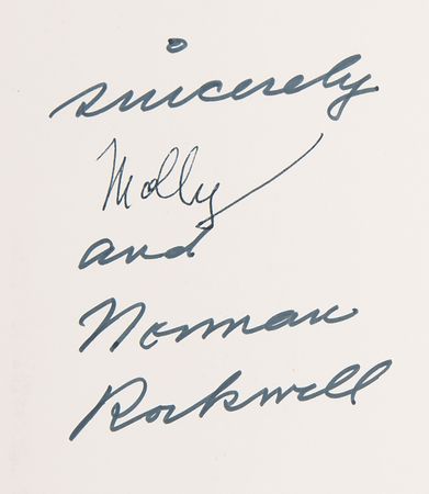 Lot #336 Norman Rockwell Signed Book - Willie Was Different - Image 2
