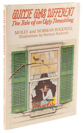 Lot #336 Norman Rockwell Signed Book - Willie Was Different - Image 3