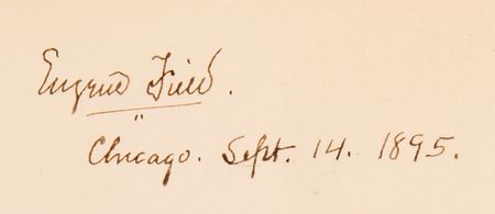 Lot #651 Eugene Field (3) Signed Items - Photograph and Two-Volume Book Set (From His Personal Library) - Image 3