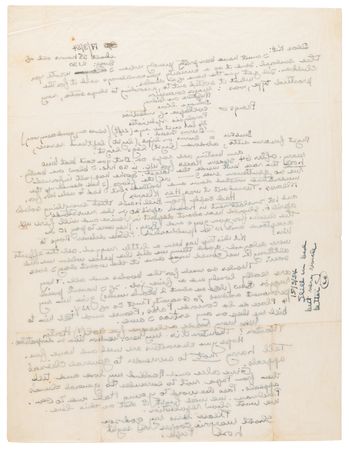 Lot #590 Ernest Hemingway Autograph Letter Signed on Injuries Sustained in African Plane Crashes: 