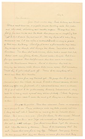 Lot #605 John Steinbeck Archive of (9) Autograph Letters Signed to Actress Ann Sothern, Commenting on Writing, Family, and Hollywood Gossip: 